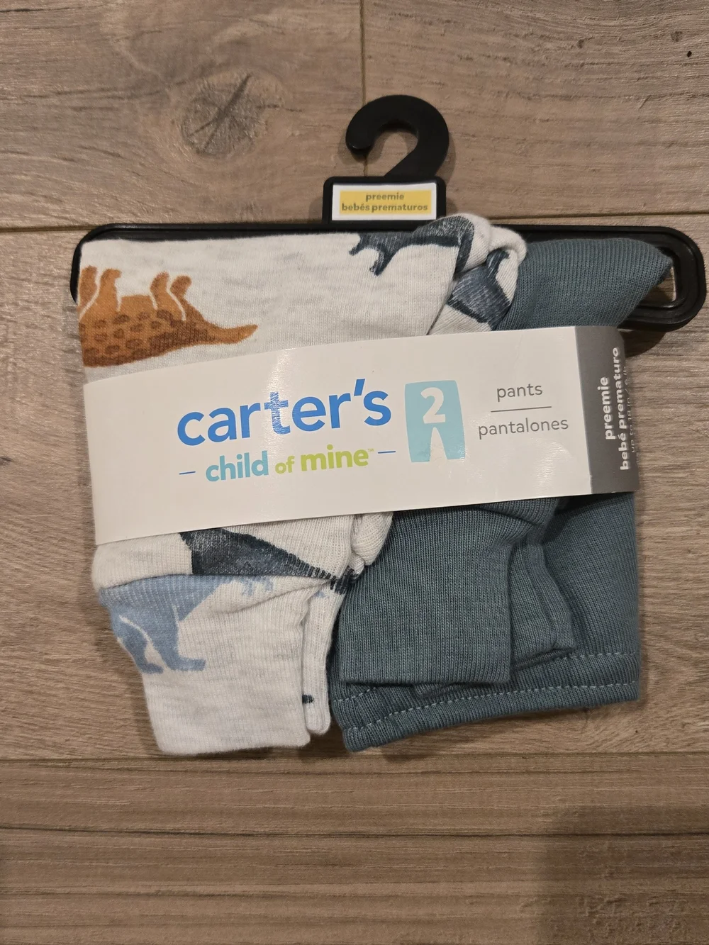 🌻 NWT Carters Baby Boy 2 Pack Pants Dinosaur  Multisize Avail Prem, 0-3M, 6-9M